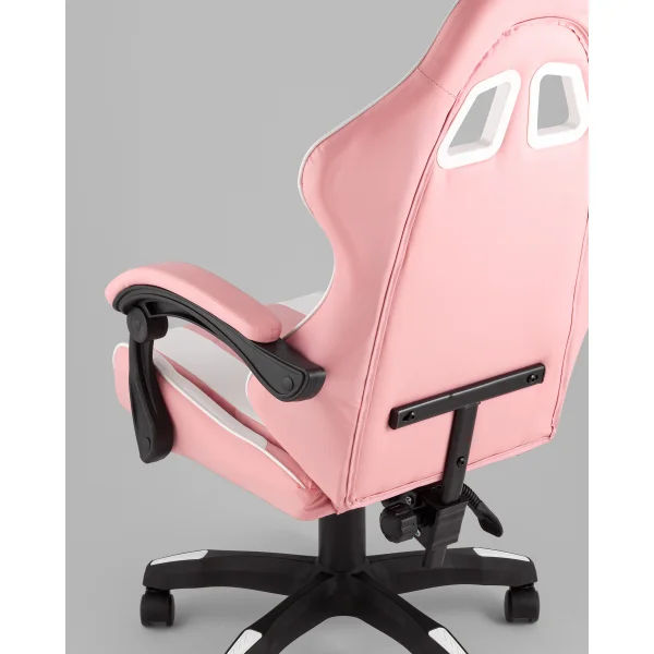 Кресло спортивное TopChairs MG-7035 розово-белый