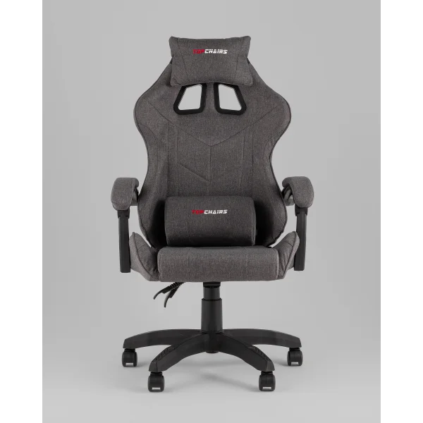 Кресло спортивное TopChairs MG-7036 ткань серый