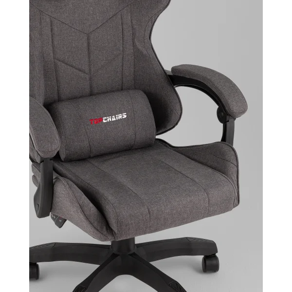 Кресло спортивное TopChairs MG-7036 ткань серый