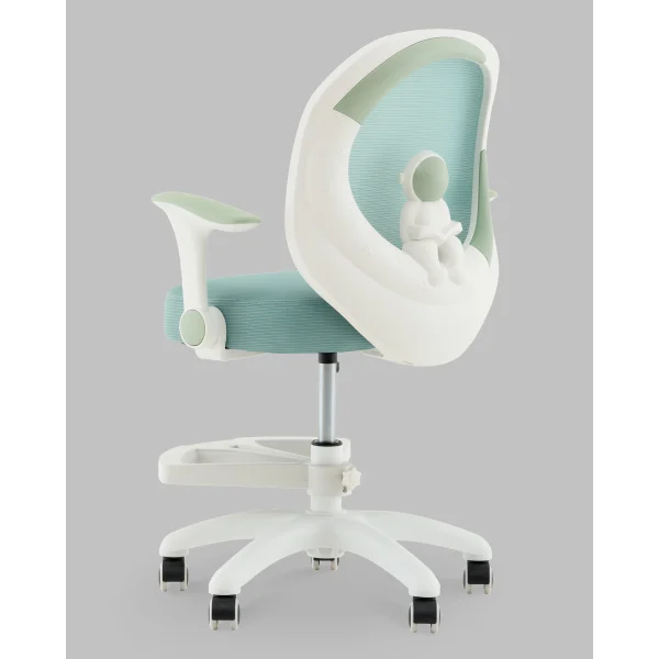 Кресло компьютерное детское TopChairs Spaceman мятный