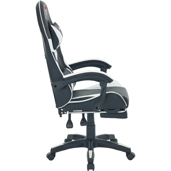 Кресло спортивное TopChairs MG-7019 черно-белый