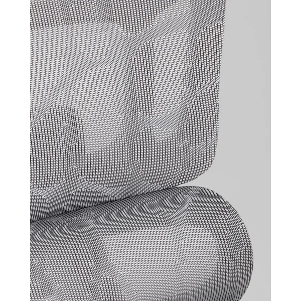 Кресло офисное TopChairs Nimbus белая сетка белый пластик