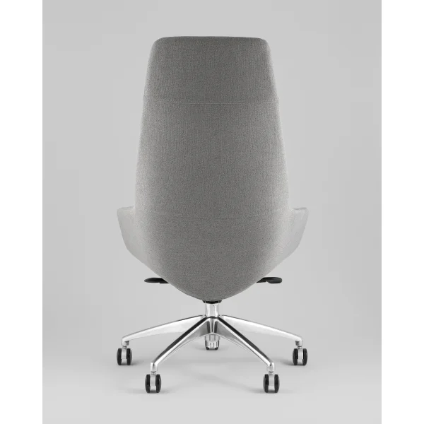 Кресло руководителя TopChairs Bow в ткани серый