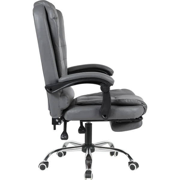 Кресло руководителя TopChairs President NEW серое