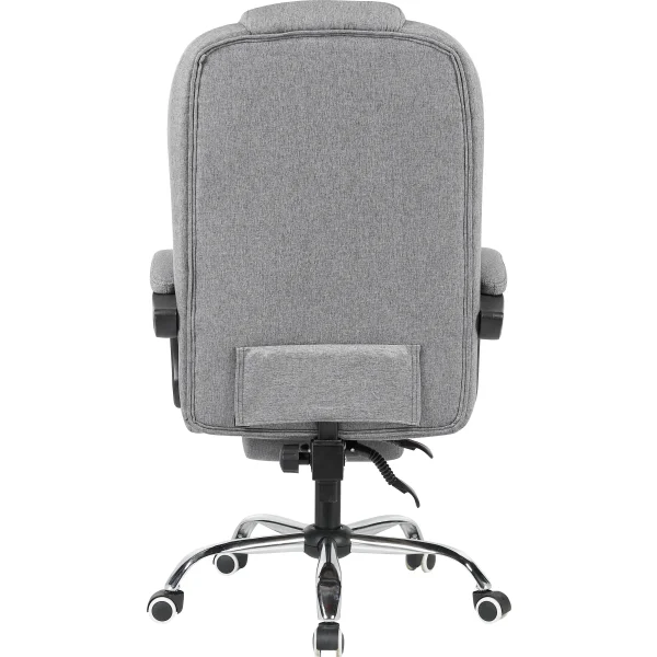 Кресло руководителя TopChairs President NEW серое в ткани