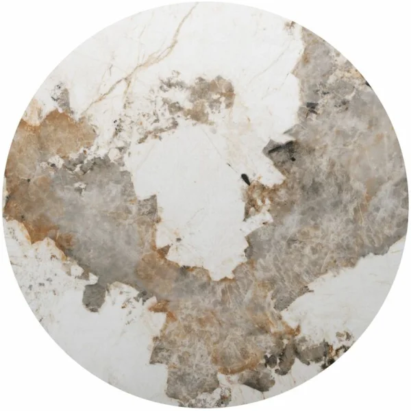 Стол журнальный SIGNAL RONDO белый Pandoro/орех 45/50